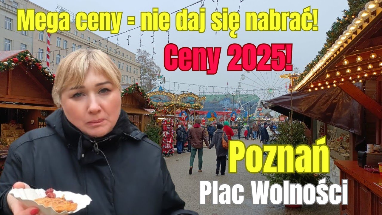 POZNAŃ! SZOKUJĄCE CENY NA JARMARKU 2025 - Betlejem Poznańskie Plac Wolności!