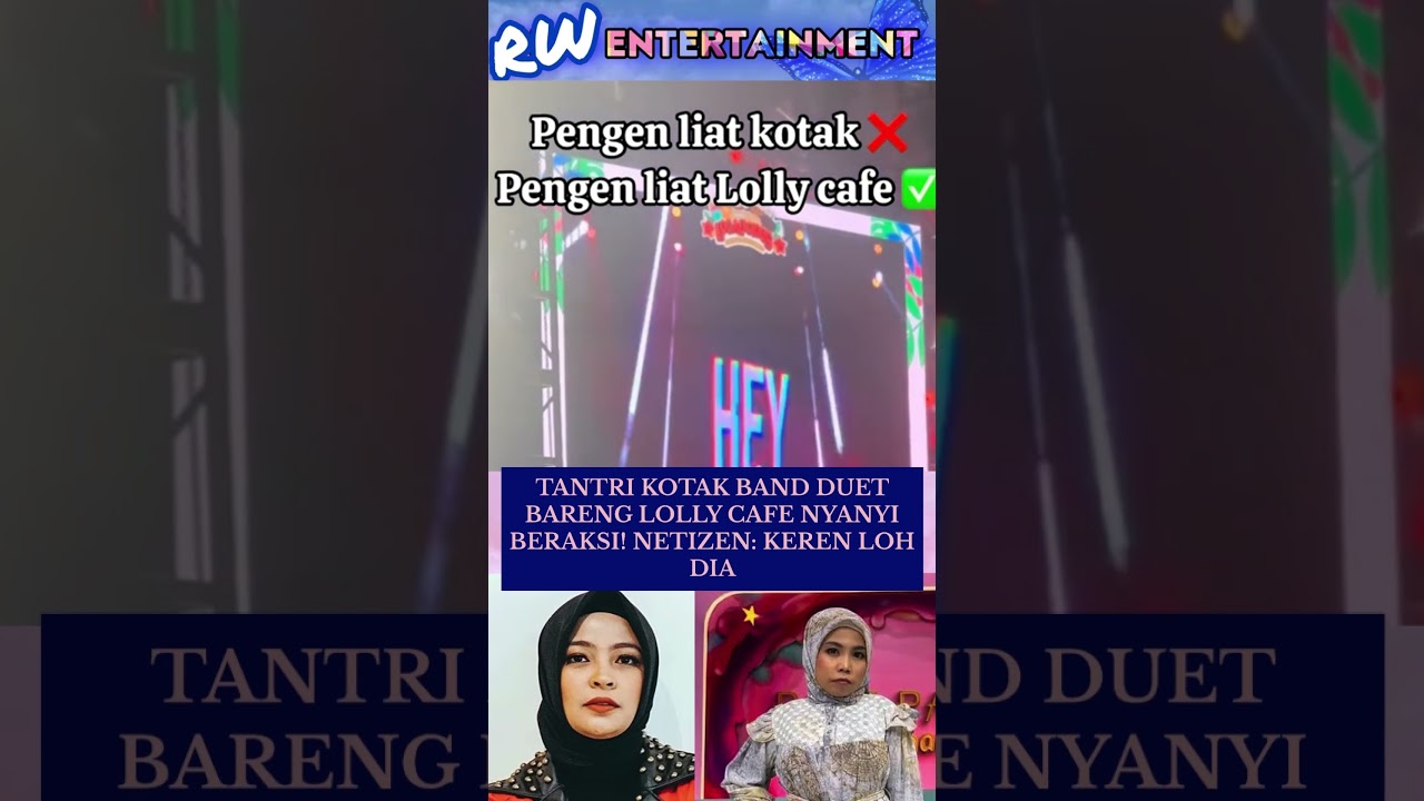 Waw sudah duet aja ni ibu owner #lolly #cafe #duet #tantri #kotakband #keren #news #trending #viral