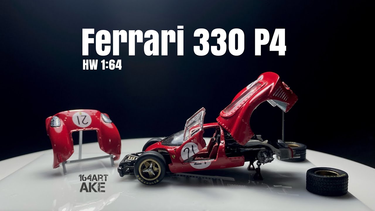 Ferrari 330 P4 fully Custom 1:64 Hotwheel