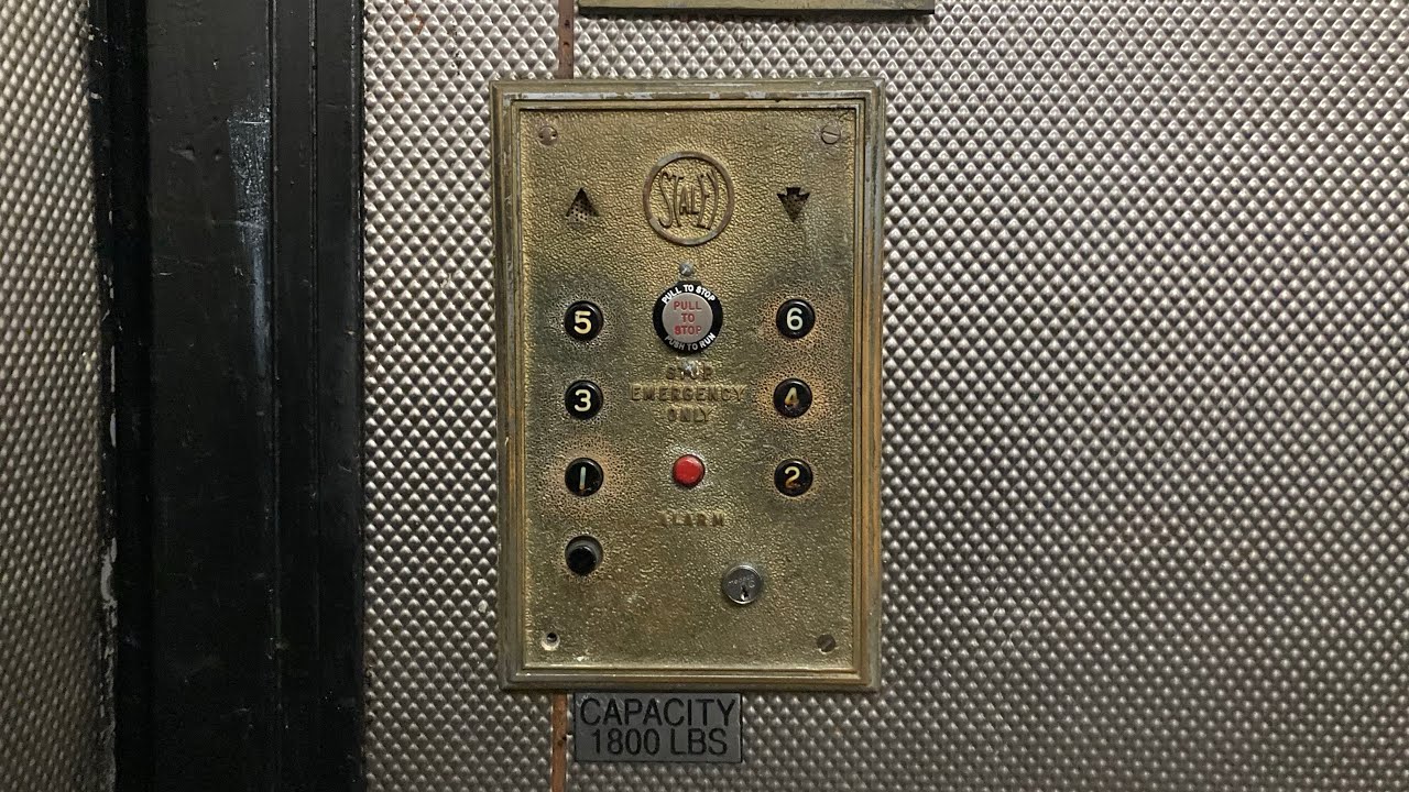 Amazing 1940’s Staley Single Speed Traction Elevator In Queens NYC