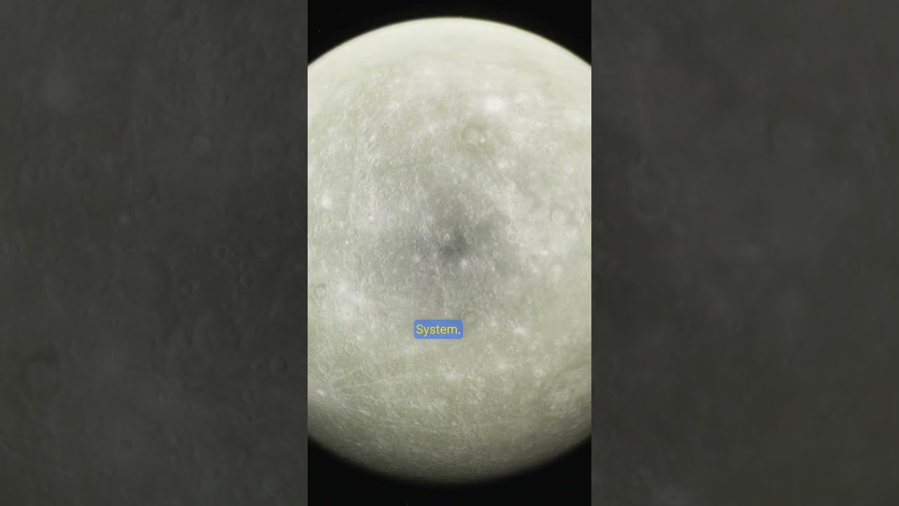 Speed King of the Solar System: Meet Mercury #space #solarsystem #shorts
