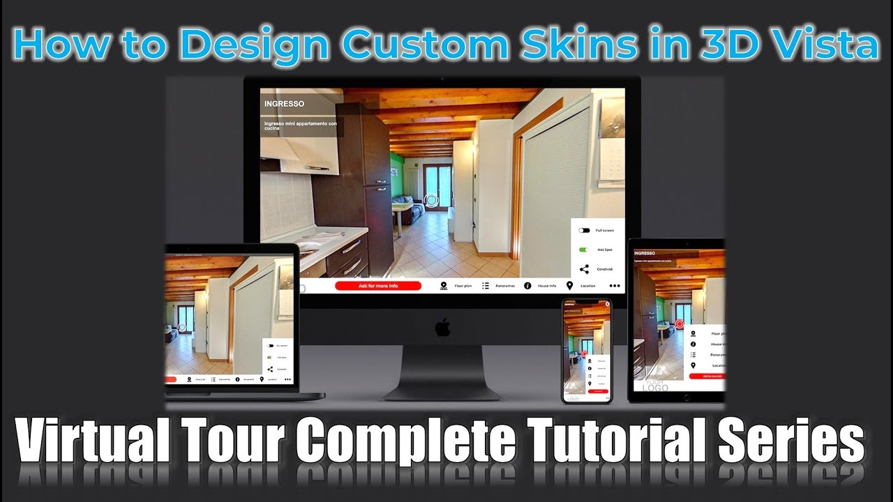 3D Vista Skin Design Tutorial - Complete Guide to Creating Custom Virtual Tour Skins