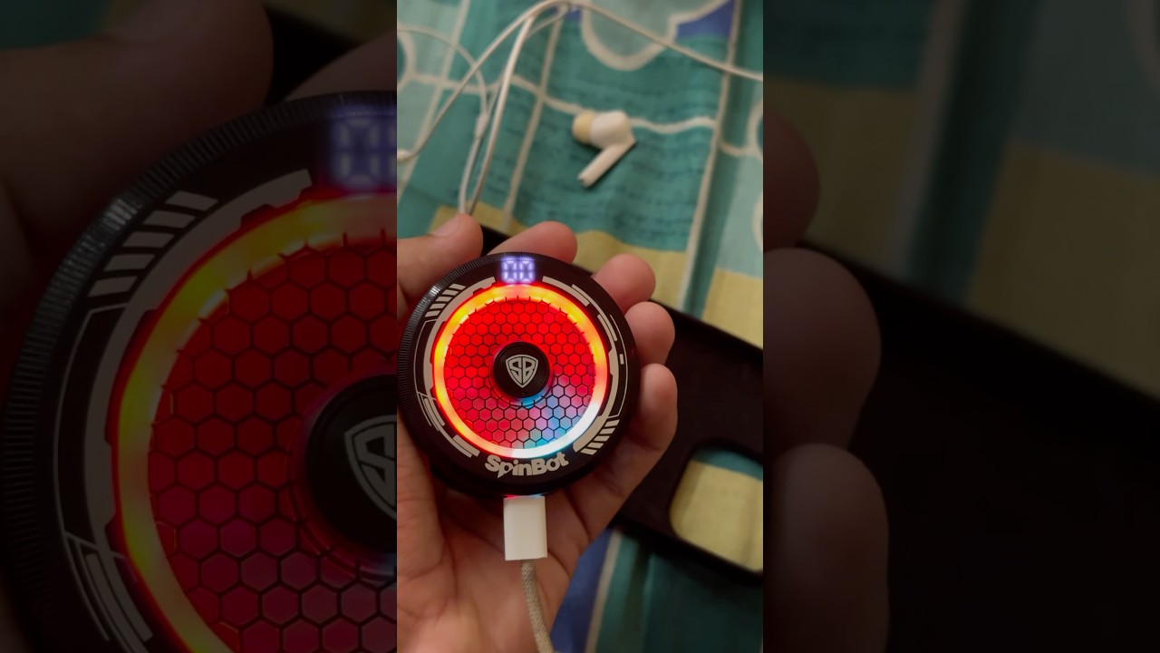 New Mobile cooler 😮&zwj;💨📈 SpinBot IceDot MAG V1 #bgmi #iphone #spinbot