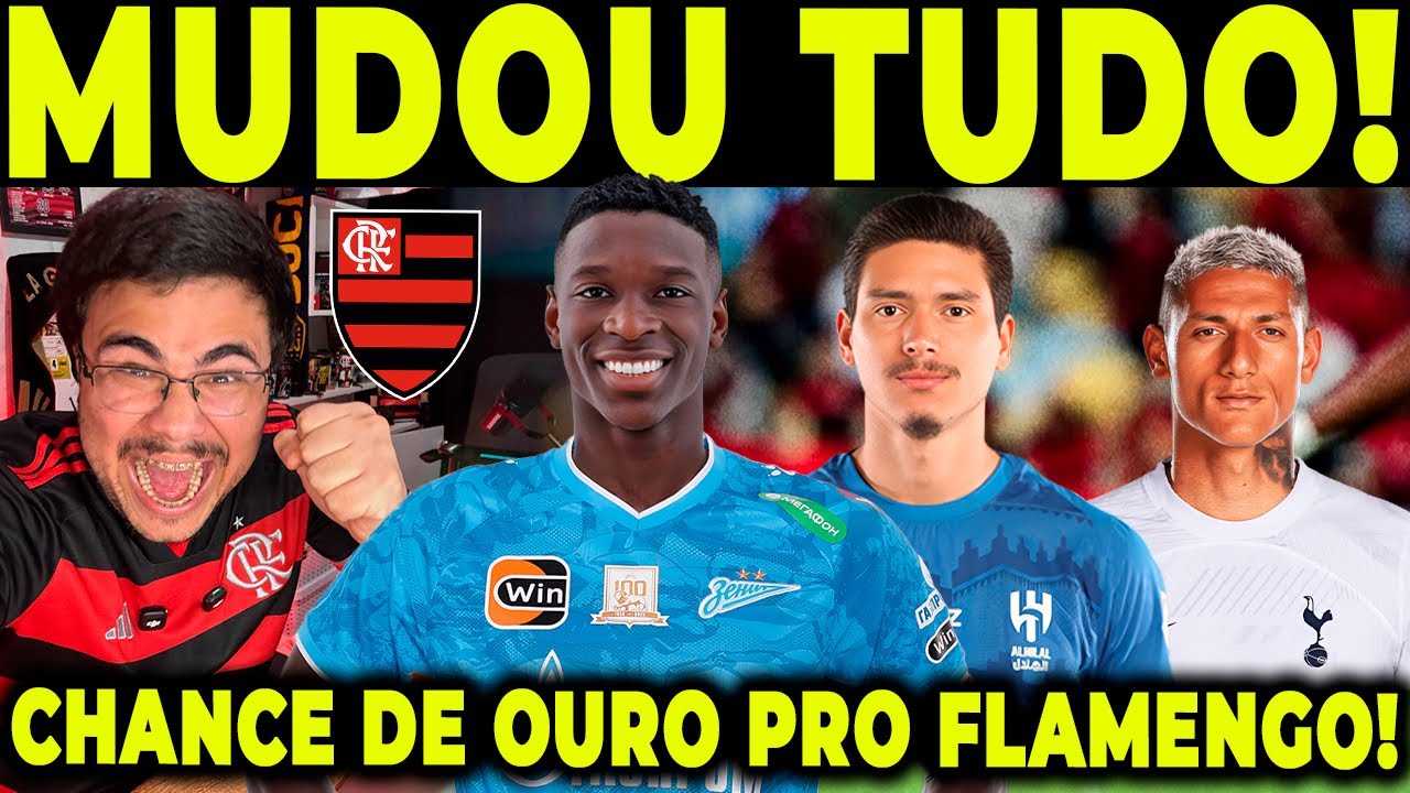MUDOU TUDO! FLAMENGO TEM CHANCE DE OURO PRA CONTRATAR LUIZ HENRIQUE!