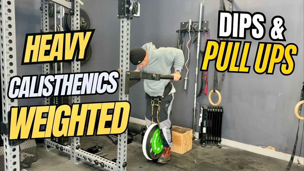 HEAVY WEIGHTED PULL-UPS & WEIGHTED DIPS | DAY 1 OF BEING COACHED BY  @mathewzlat2334