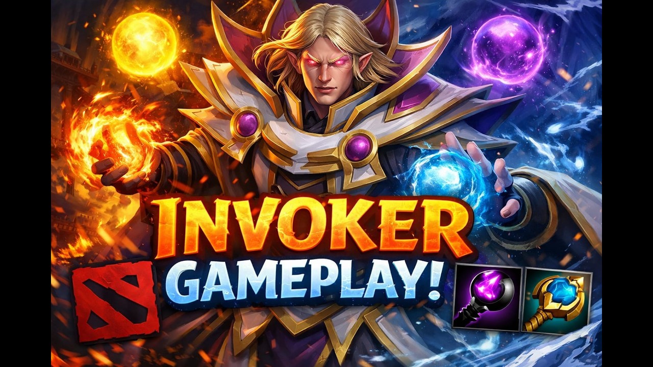DOTA 2 INVOKER VS QOP MID 0 DEATHS 30 MINUTES GG..