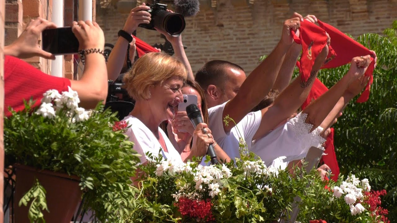 Tv Marcilla - 23/08/2023 - Fiestas - Lanzamiento del Cohete.