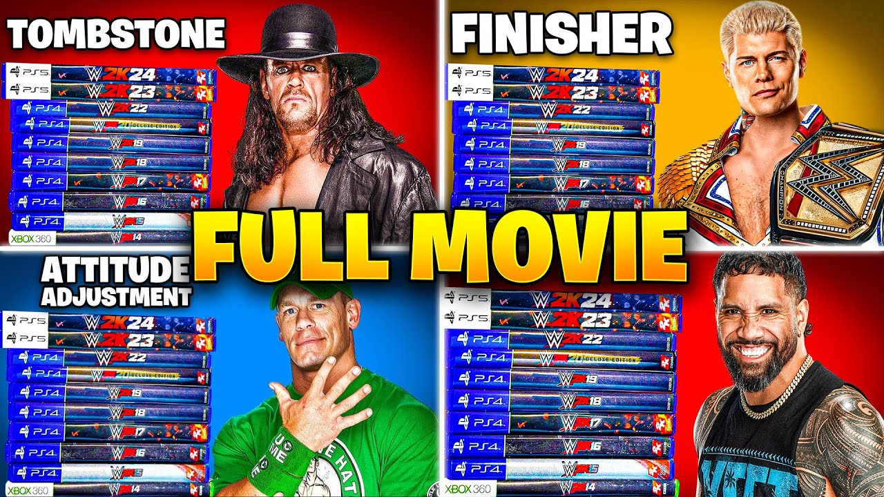 Hitting A Finisher In EVERY WWE 2K Game! (FULL MOVIE)