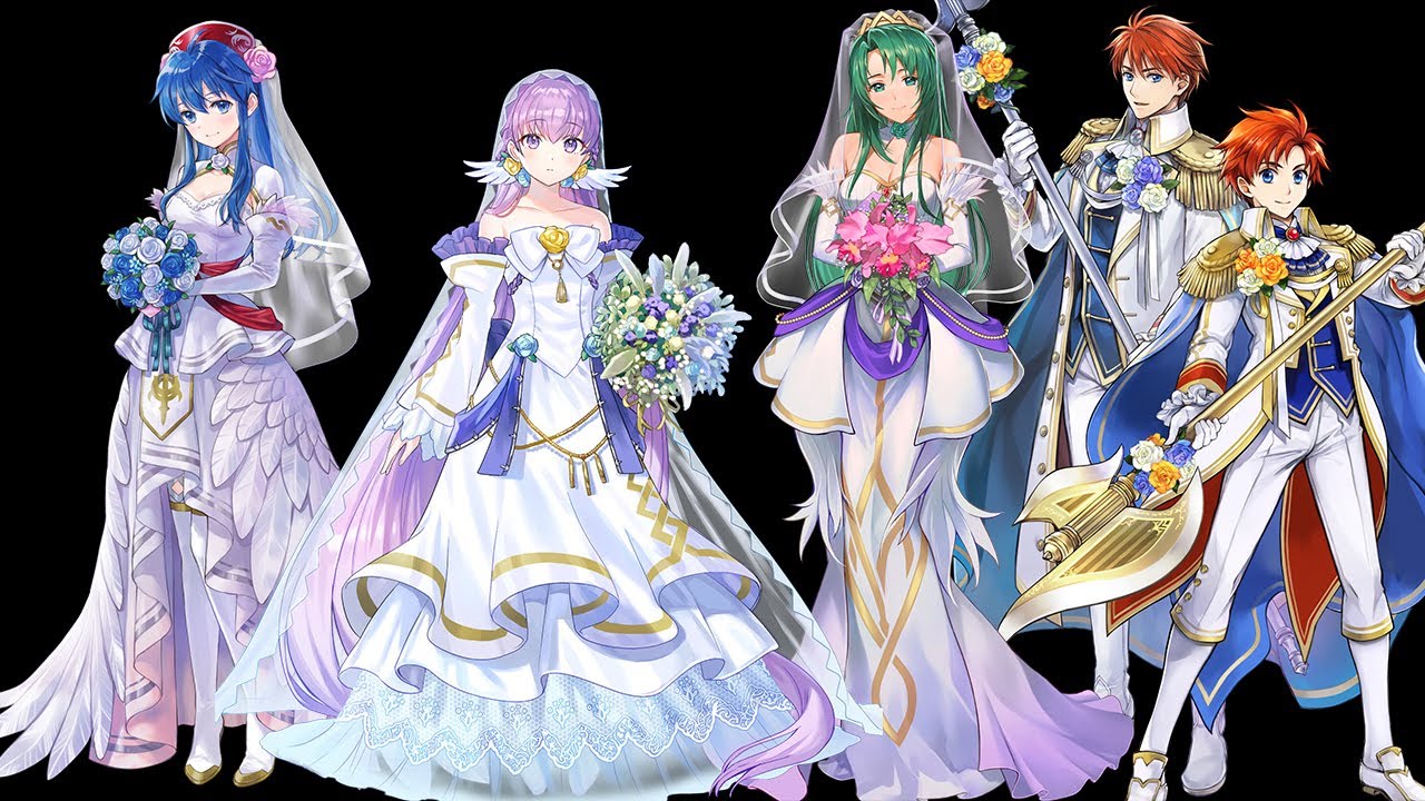 Fire Emblem Heroes : Voice Clips - Bridal Blossoms (Lilina, Sophia, Cecilia, Roy Eliwood Duo)