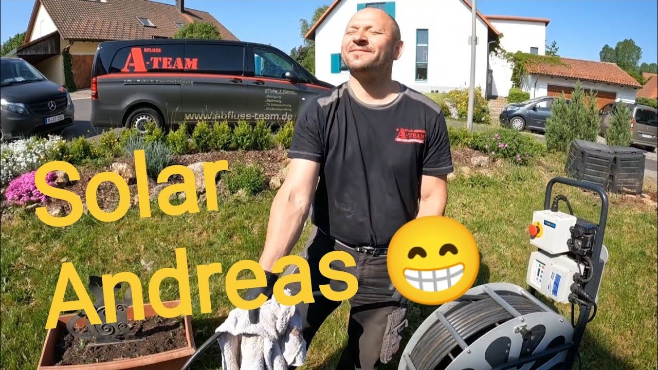 Rohrreinigung 58. bei schönem Wetter kann man auch draußen arbeiten und ein bisschen Sonne tanken.🌞💪