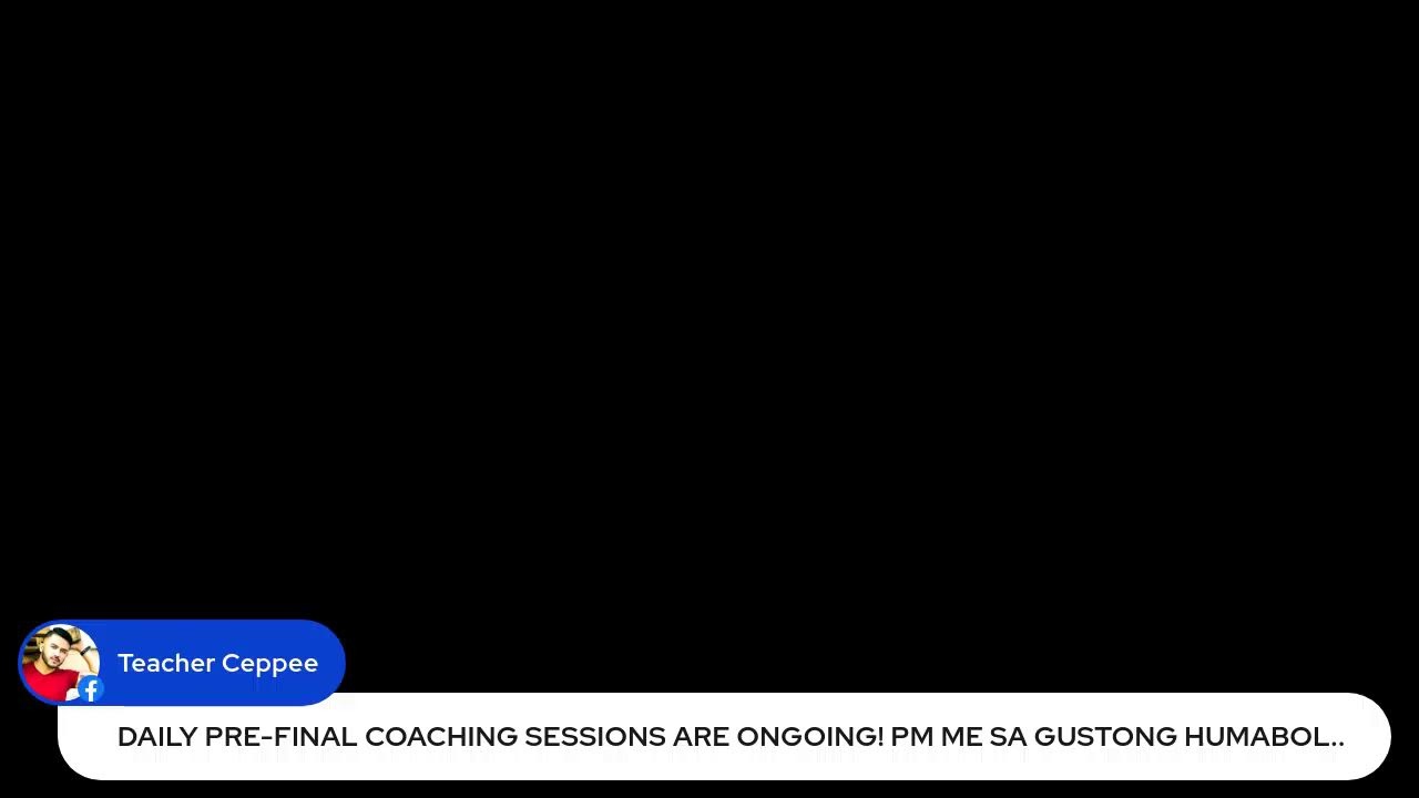 FINAL COACHING