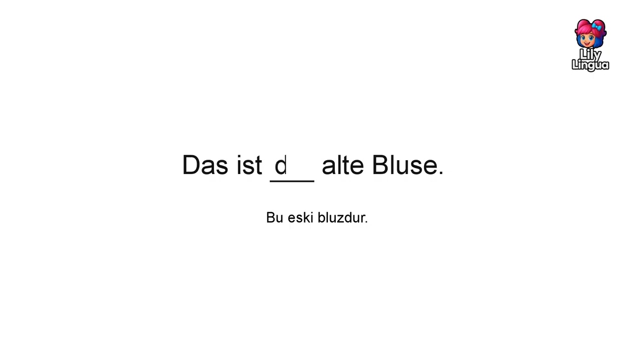 Almanca A1 – Artikeller (der/den/die/das): Hayvanlar | Lily Lingua