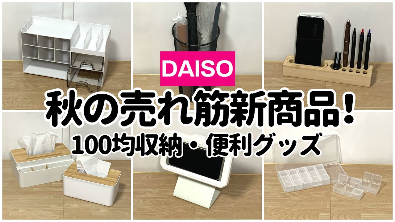 【100均】秋の売れ筋新商品！買わないと損する収納・便利グッズ