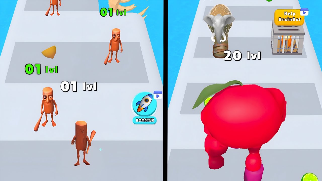 Memerots Evolution Gameplay | Brainrot Meme Game | Full Evolution Run
