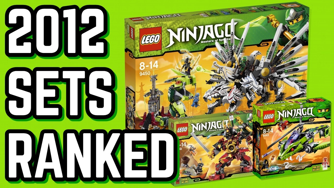 EVERY 2012 LEGO Ninjago Set RANKED