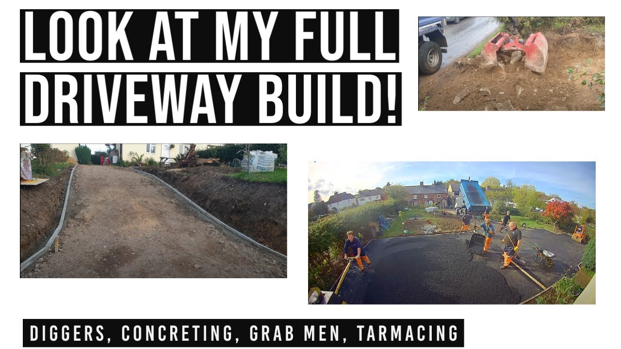 Look At My Driveway Build - It Looks Fantastic #drivewayconstruction