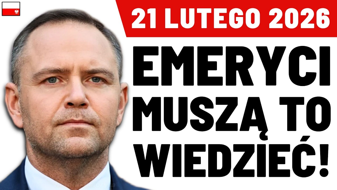21 LUTEGO! UWAGA Emeryci: ZUS ogłosił zmiany od 1 MARCA 2026 &ndash; są nowe szczeg&oacute;ły