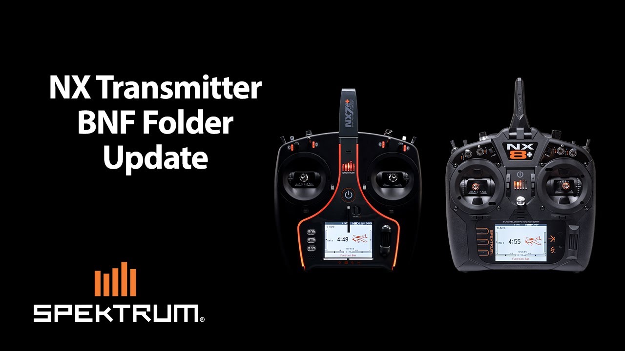 How to Update BNF Folders On Spektrum NX Transmitters