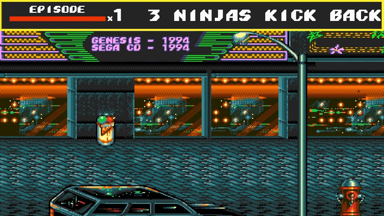 3 Ninjas Kick Back  - Genesis Vs Sega CD