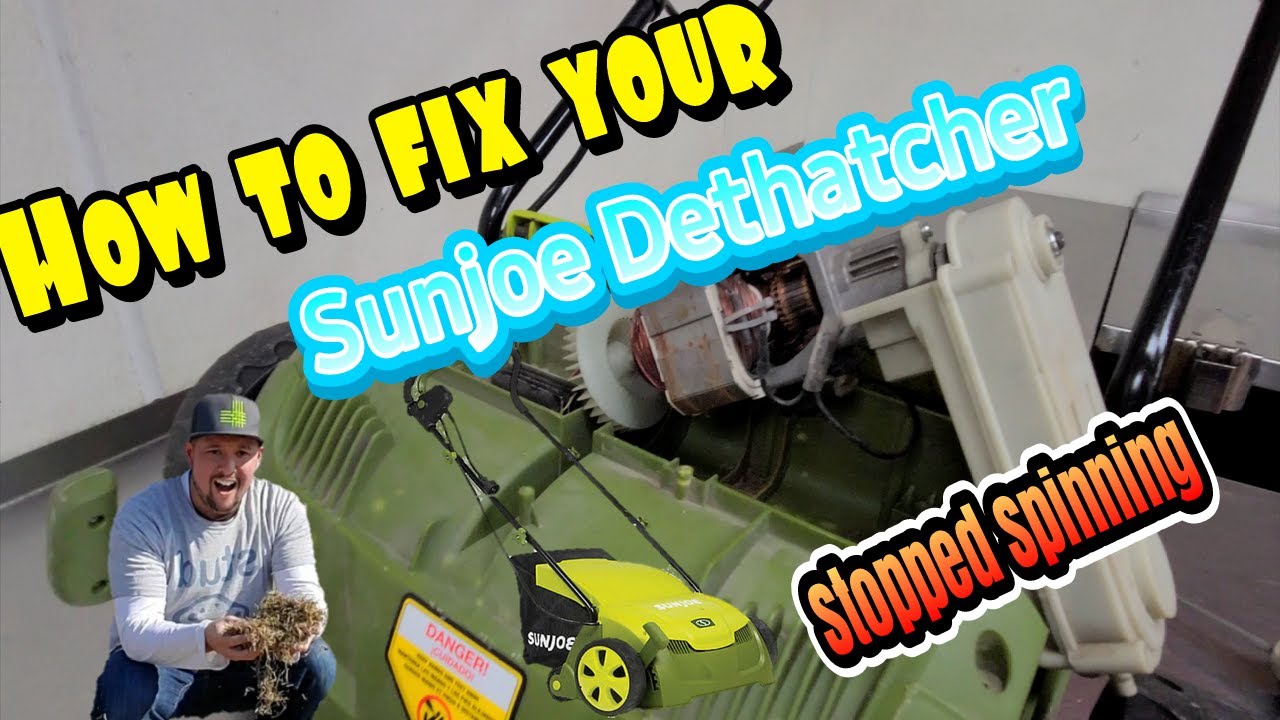 Как починить пылесос Sunjoe | Перестал вращаться