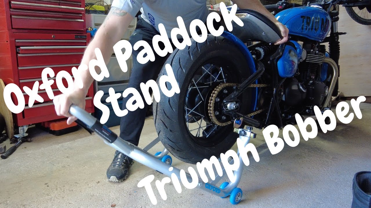 Why did I choose the Oxford paddock stand for my Bobber?
