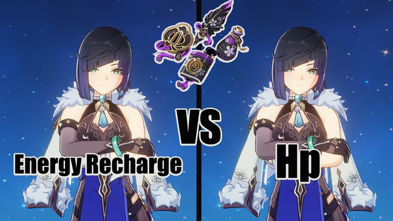 Yelan Build ER VS HP Sands - Genshin impact