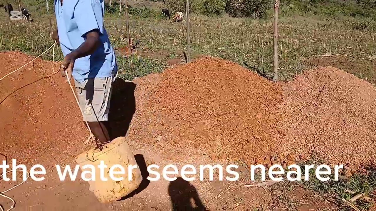 Hope Beneath the Ground 💧 Digging a Borehole in Our Village