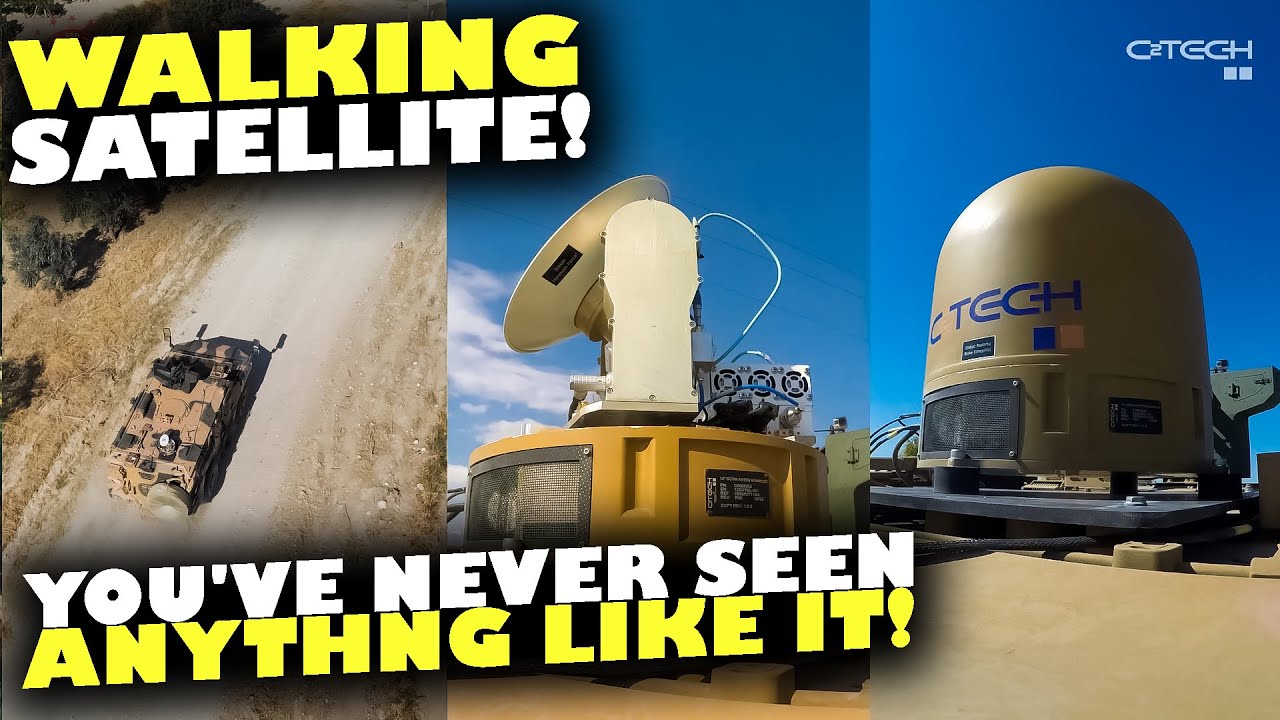 Breakthrough in Defence Technology | Broadband Mini Satellite System for Armoured Vehicles!