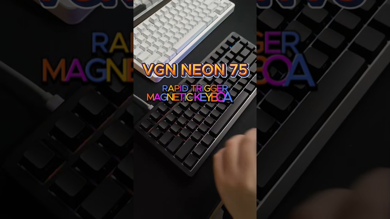 VGN NEON #VGNNeonHE #VGNKeyboard #MagneticSwitch #HallEffectKeyboard #HallEffectSwitch #RapidTrigger