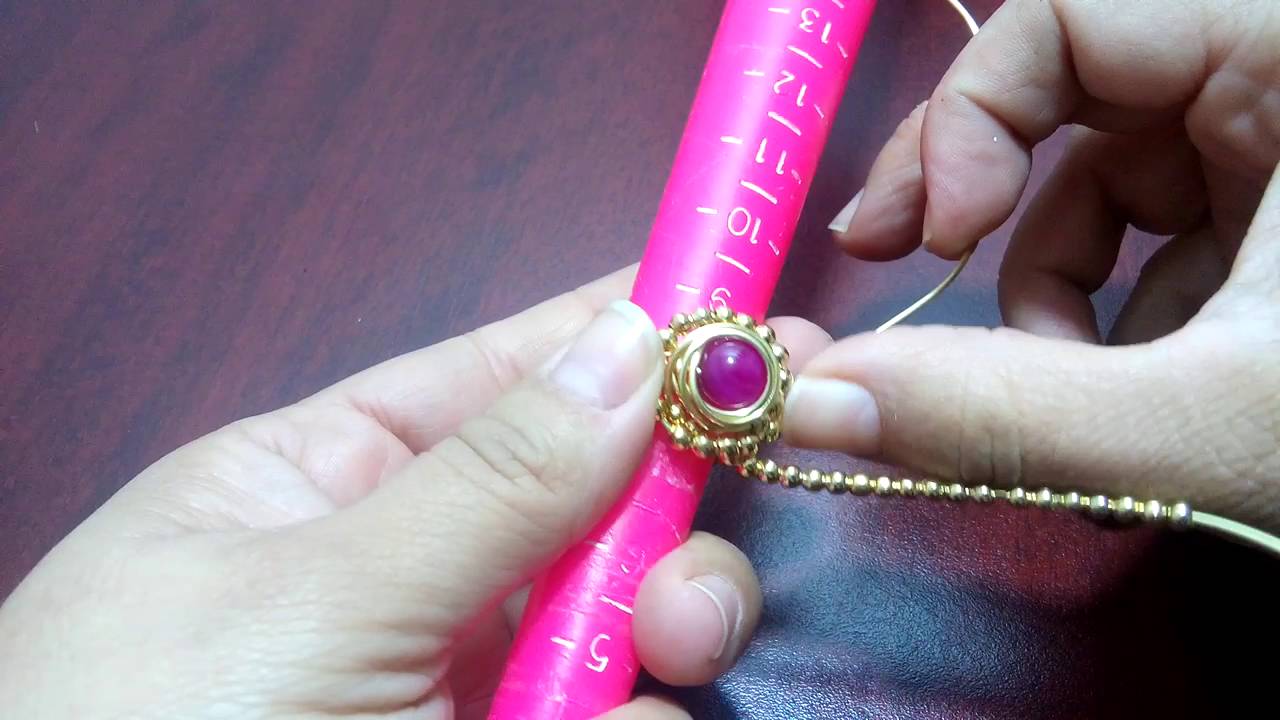 Alambrismo basico, anillo sencillo con golfies