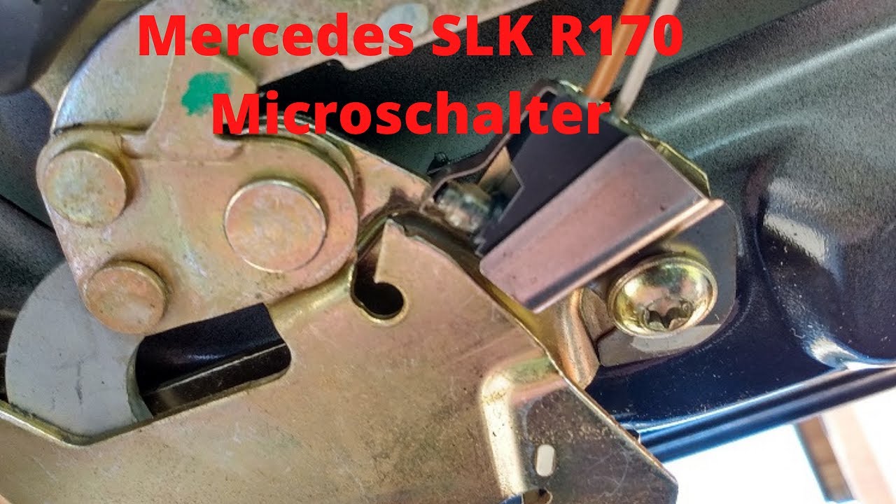 Mercedes SLK R170 Dach öffnet nicht. Einfache Lösung. SLK R170 roof wont open SLK R170 Headliner.