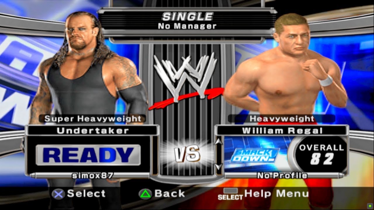 ‏WWE SmackDown vs Raw (2007) PS2 - All characters + Gameplay
