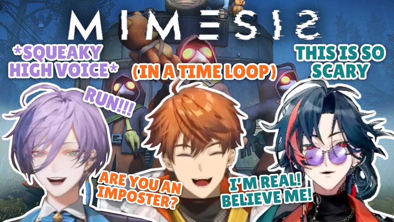 (eng sub) 3SKM plays MIMESIS: funny moments compilation | Sakaki Ness/Kitami Yusei/Kaisei/Nijisanji