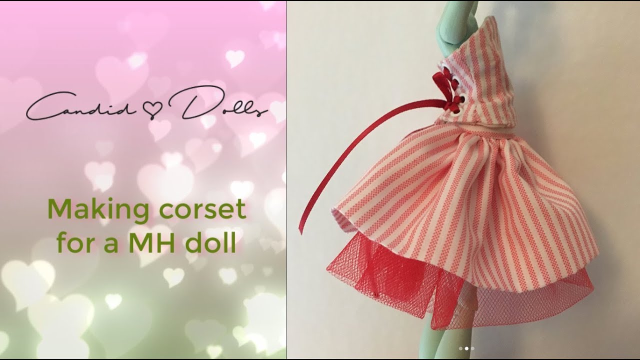 How to make a corsett for Monster High doll