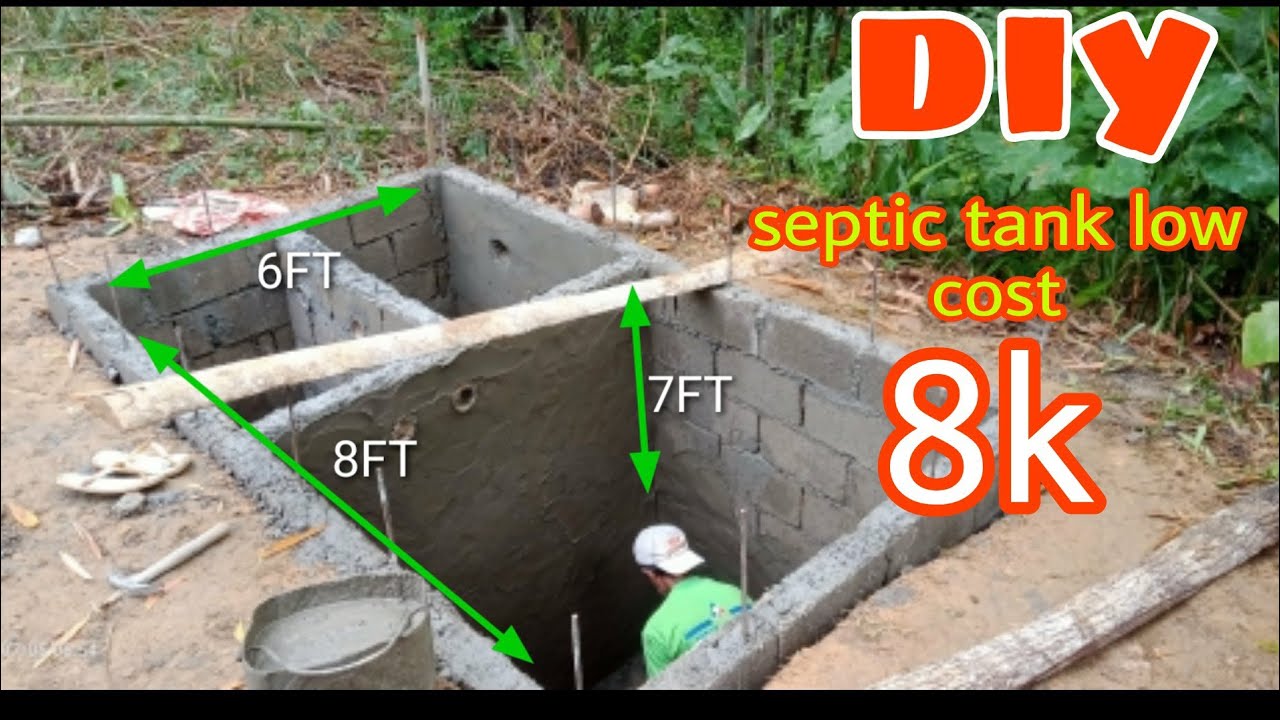 Septic tank o poso negro | magkano ang nagastos sa paaggawa nito | LOW COST SEPTIC TANK