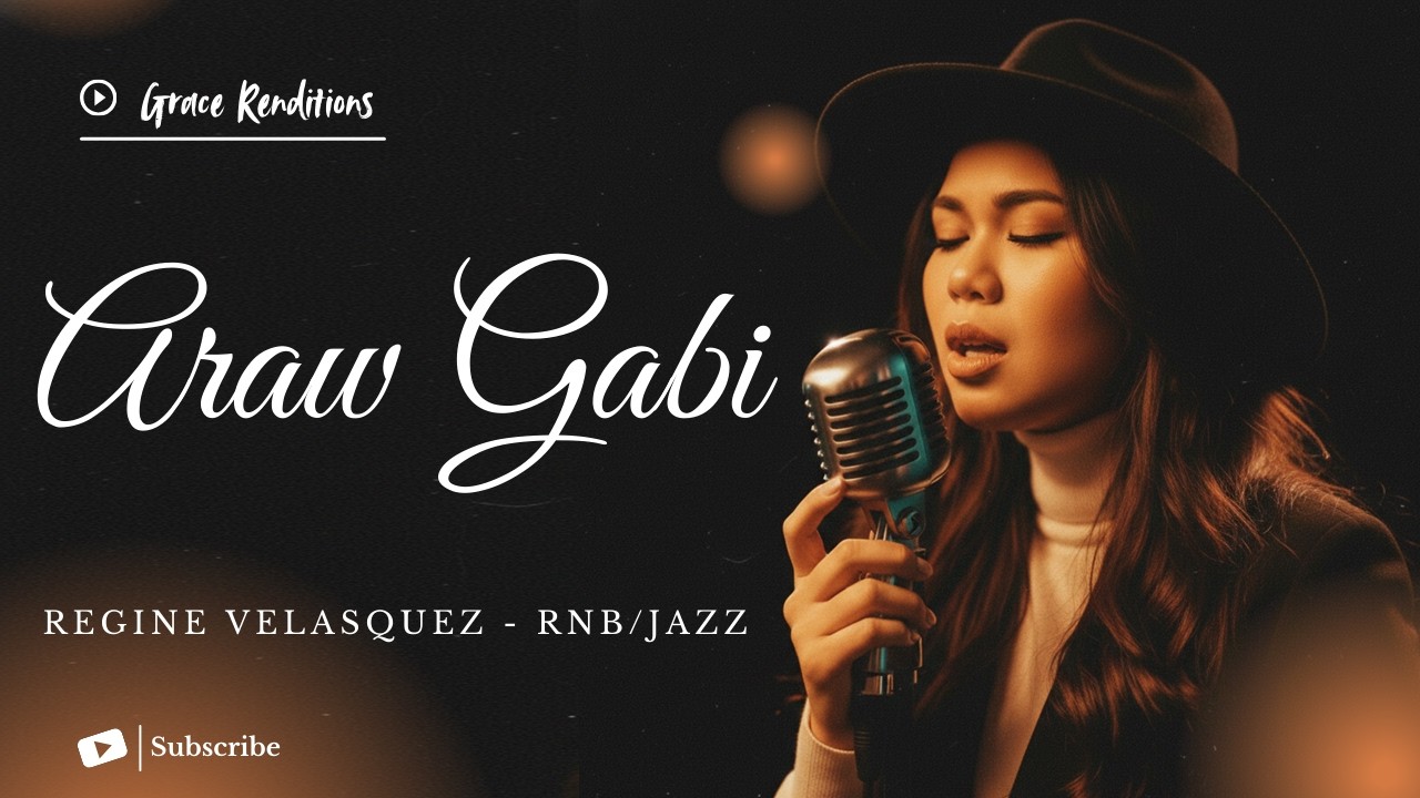 Araw-Gabi - Regine Velasquez - Female RNB/Jazz Cover (Lyric Video)