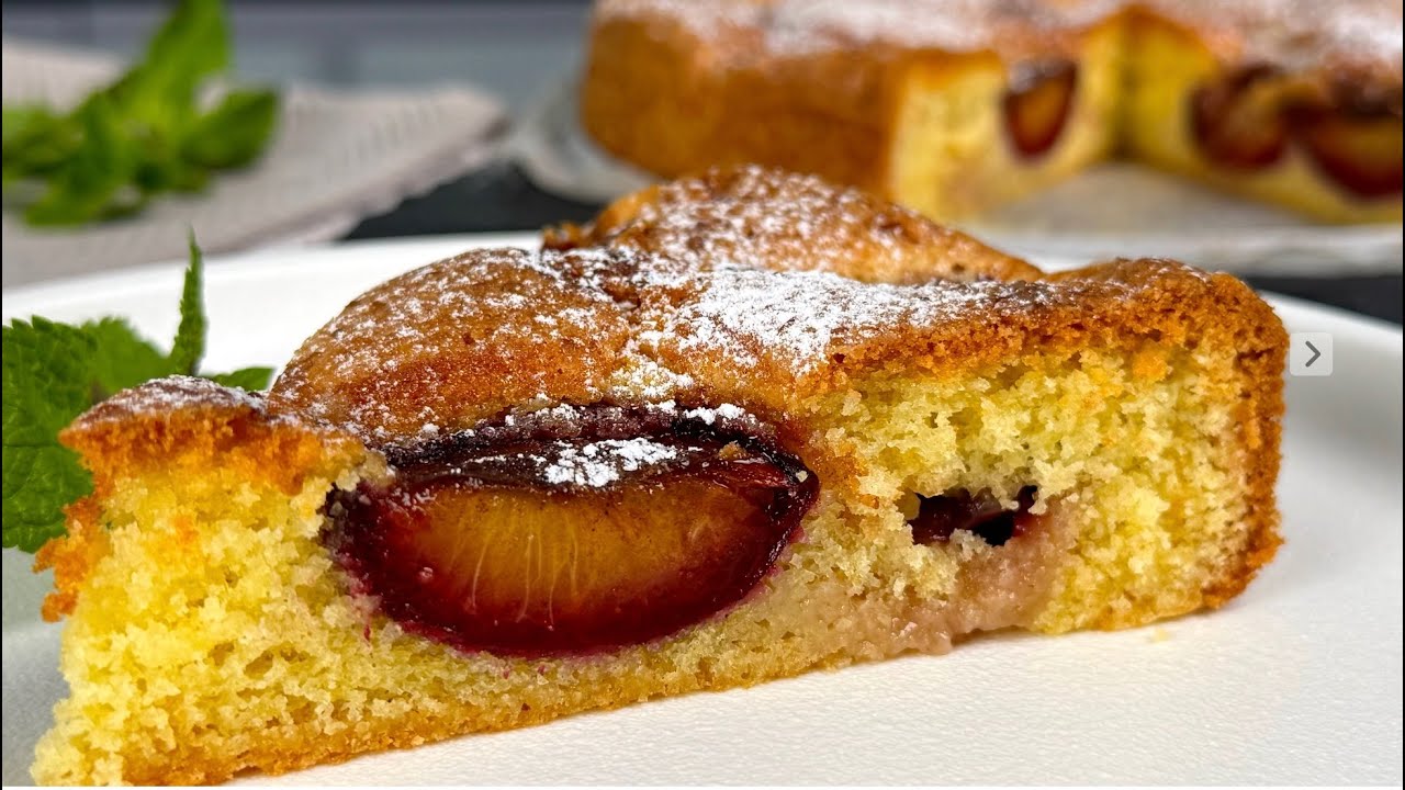 Лучший ПИРОГ со сливами! Пирог просто 