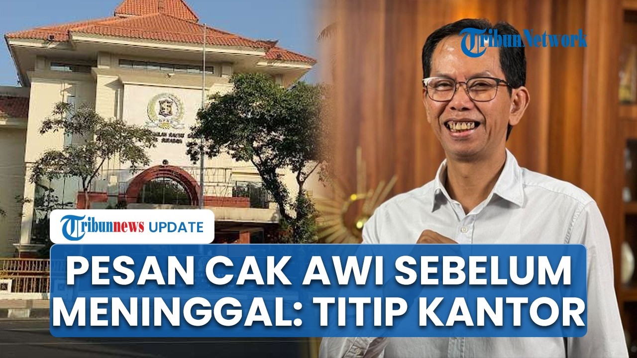 Pesan Terakhir Ketua DPRD Surabaya sebelum Meninggal Diungkap Arif Fathoni: Saya Titip Kantor