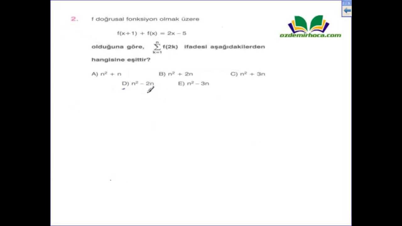 Toplam Sembol&uuml; Soru &Ccedil;&ouml;z&uuml;m-1