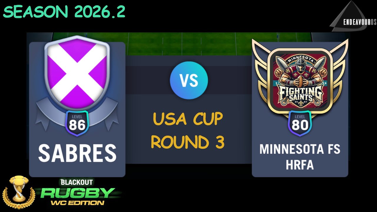USA Cup Round 3: Sabres vs Minnesota Fighting Saints | Blackout Rugby