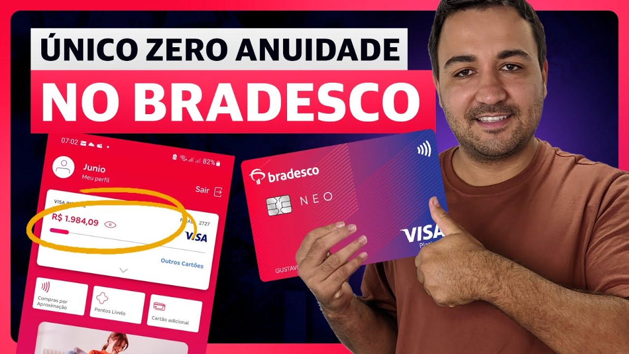 O &Uacute;NICO CART&Atilde;O SEM ANUIDADE DO BRADESCO VALE A PENA? VISA NEO PLATINUM
