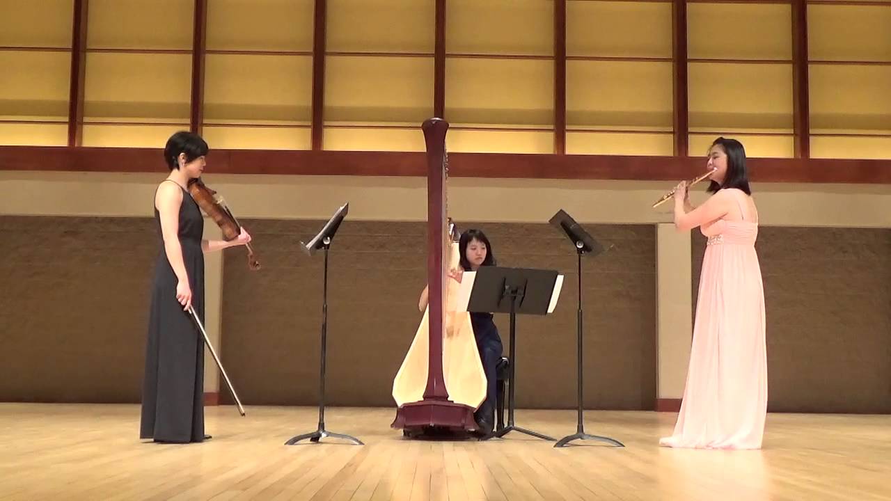 Ibert: Deux Interlude for Flute, Violin, and Harp, arr. Formosa Trio