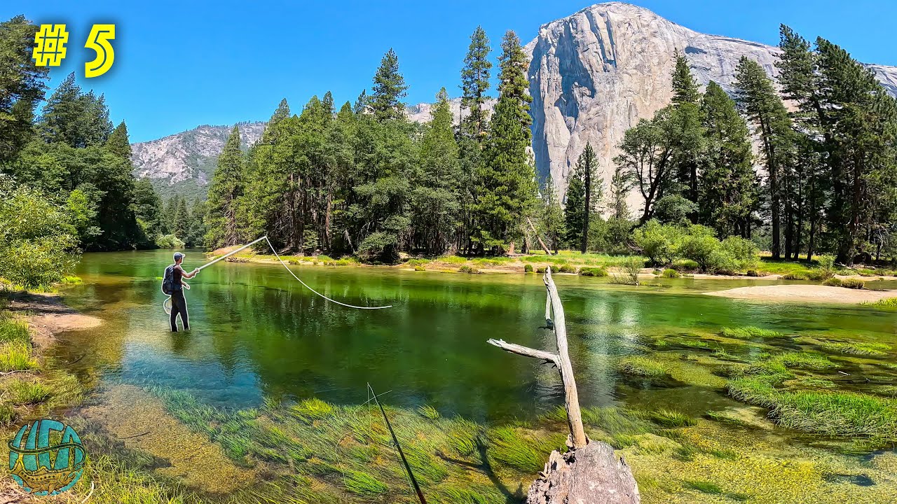 Нахлыстовая рыбалка в ЛЕГЕНДАРНОМ Национальном парке Йосемити || California Gold Pt 5