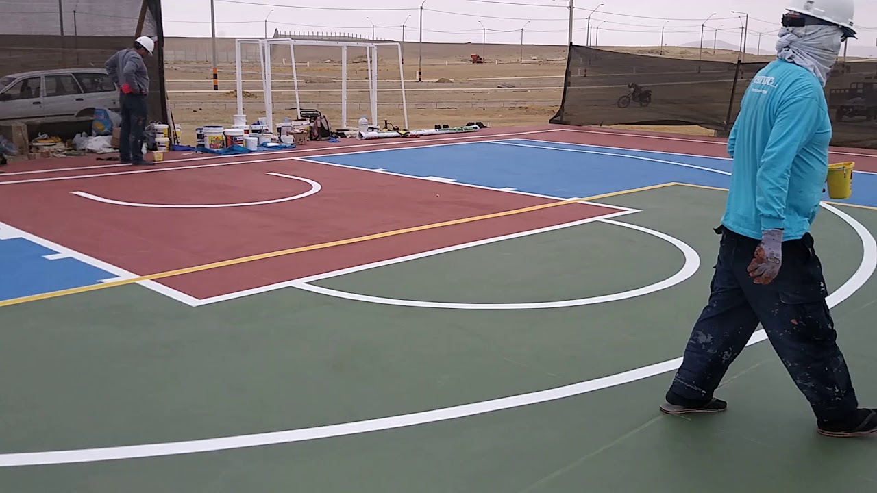 PINTADO Y REPARACIÓN DE LOSAS DEPORTIVAS