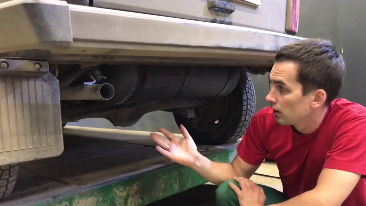 Идеальная установка гбо на ниву. Переделка выхлопной системы.