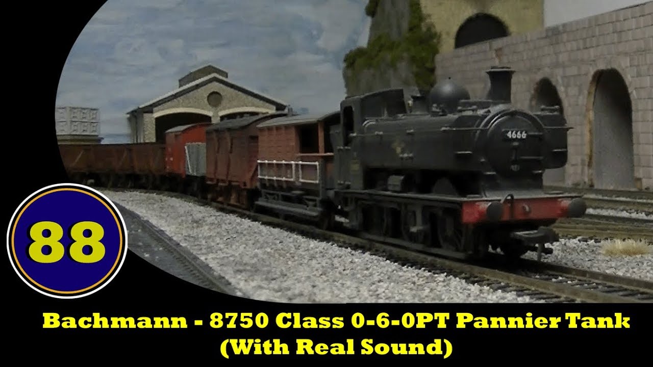 Bachmann - 8750 Class 0-6-0PT Pannier Tank - Model Trains with Real Sound