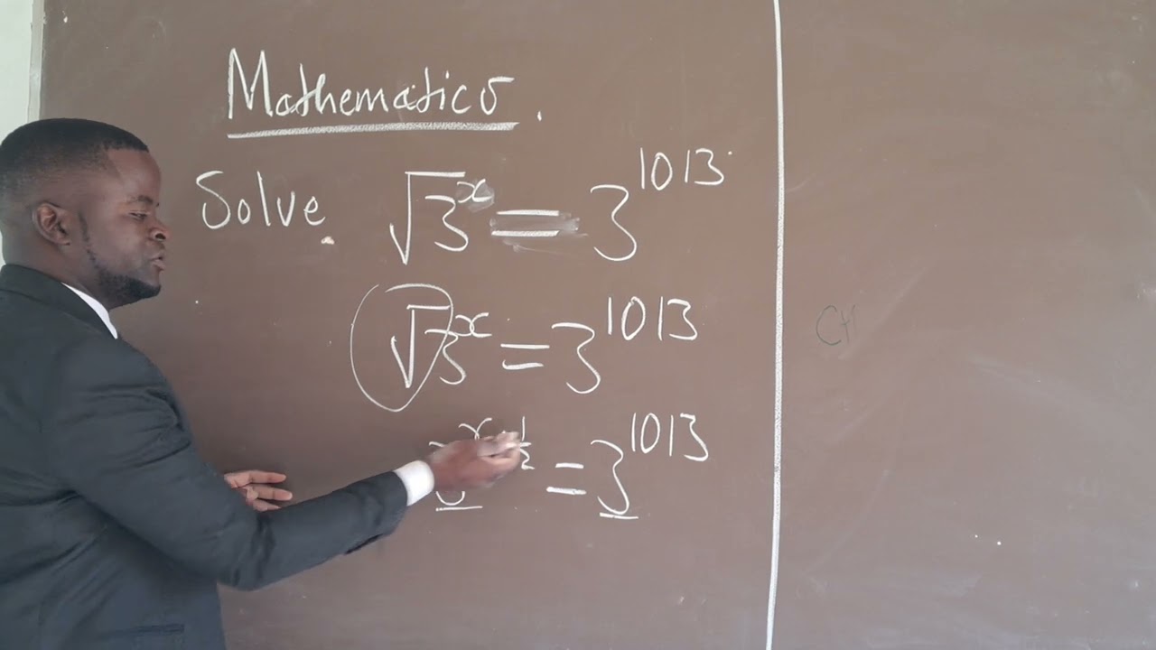 Exponential equations 