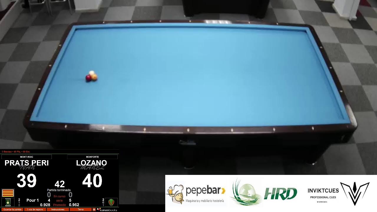 LLIGA CATALANA 3 BANDES DIV HONOR MONTROIG A VS MONFORTE A