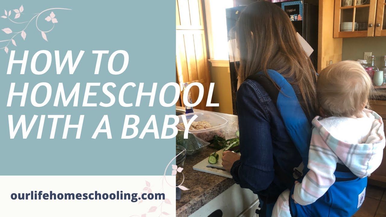 Mom of 9 Shares How to Homeschool With a Baby