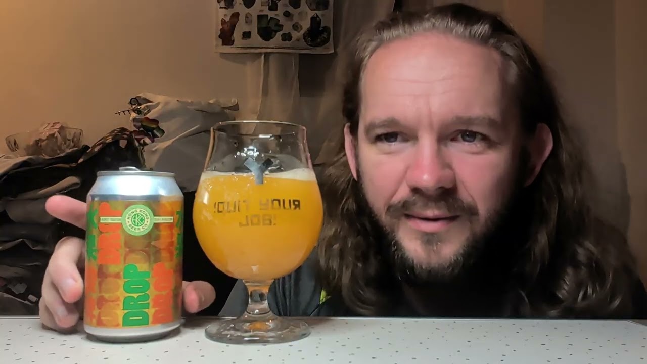Обзор пива № 4455: Hong Kong Beer Co. - Tropical Drop (#Гонконг #香港) #Пиво #КрафтовоеПиво